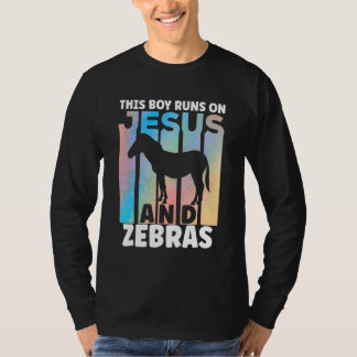 Camiseta Conjunto de Zebra para Amantes de Zebras para Meni