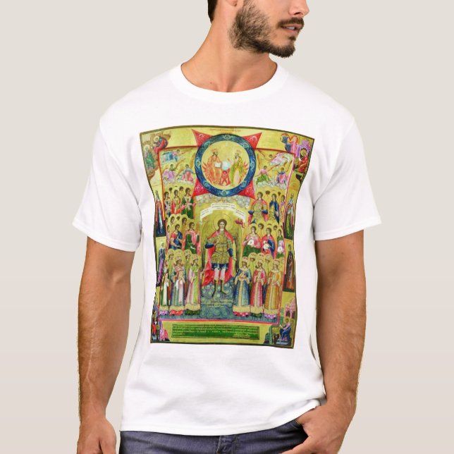 Camiseta Conjunto do arcanjo Michael e dos outros anjos (Frente)