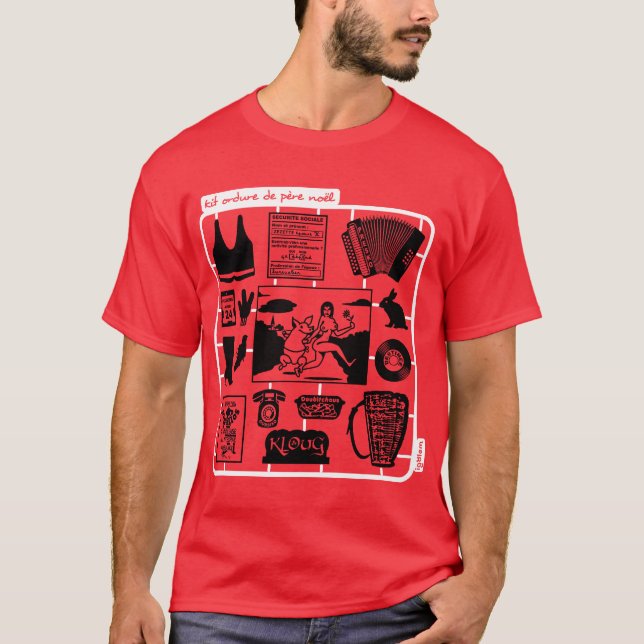 Camiseta Conjunto o pai Natal é um lixo (Frente)