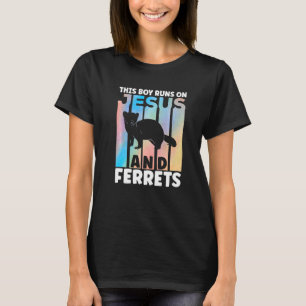 Camiseta Conjunto para Furão para Roupas de Amante de Furão