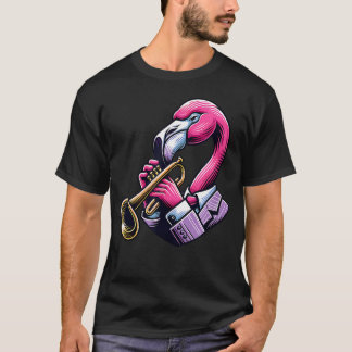 Camiseta Conjunto Trompete Flamingo Único