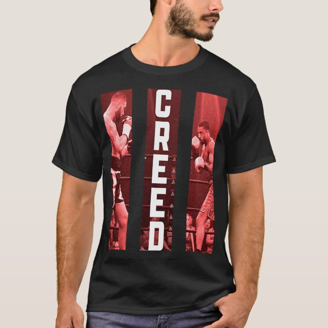 Camiseta Conlan e Creed triptych vermelho (Frente)