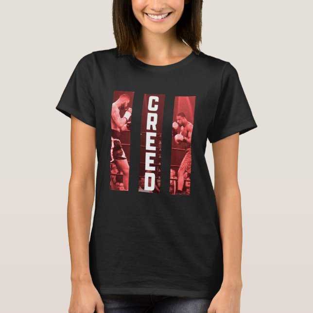 Camiseta Conlan e Creed triptych vermelho (Frente)