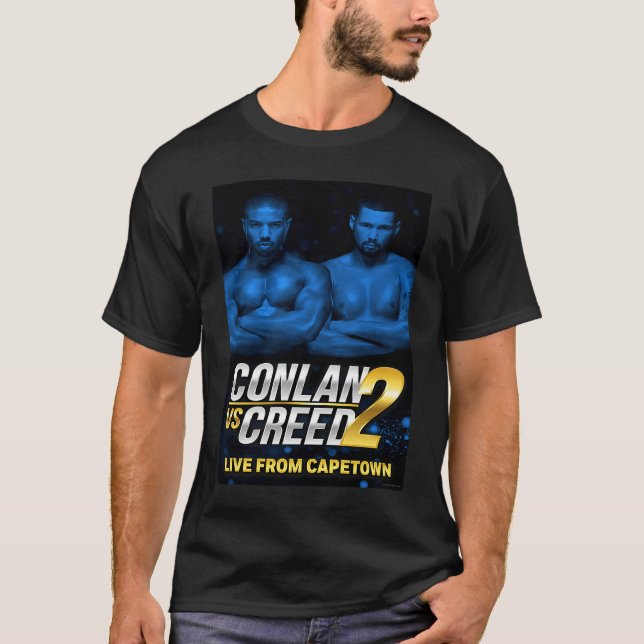 Camiseta Conlan vs Creed 2 poster blue (Frente)
