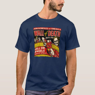 Camiseta Conluios da motocicleta da morte do vintage