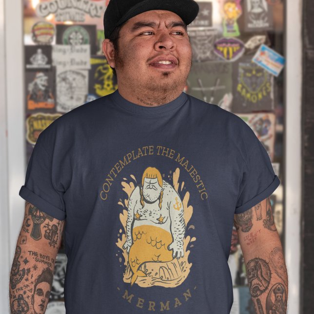 Camiseta Conmodelo O Majestoso Merman (Criador carregado)