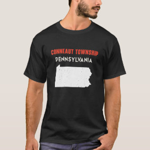 Camiseta Conneaut distrito Pensilvânia EUA State America T