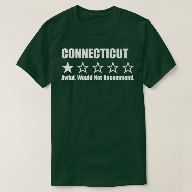 Camiseta Connecticut 1 Exame o TShirt 1 (Frente do Design)
