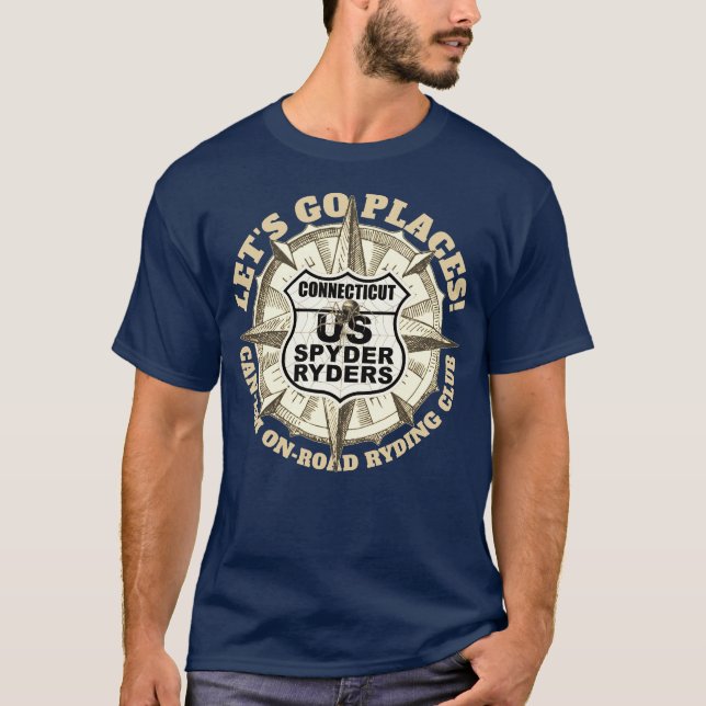 Camiseta Connecticut Chapter - Let's Go Places! (Frente)