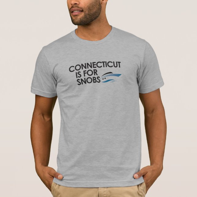 Camiseta Connecticut é para snobes (Frente)