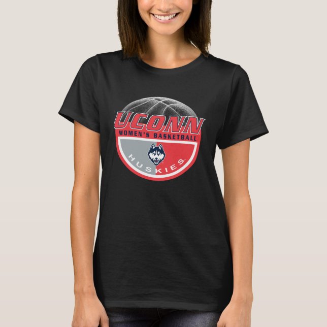 Camiseta Connecticut Huskies Women s Basketball Dunk Navy (Frente)