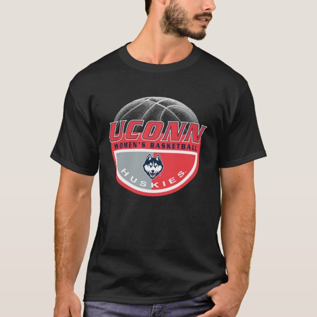 Camiseta Connecticut Huskies Women s Basketball Dunk Navy (Frente)