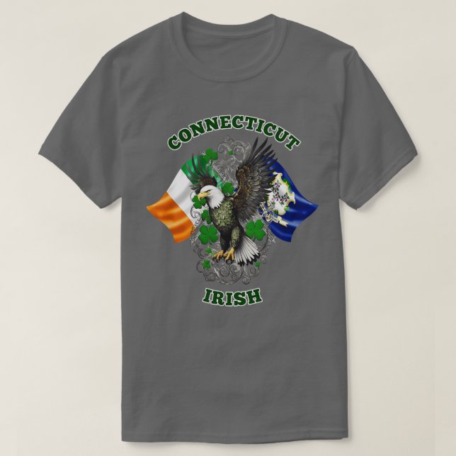 Camiseta Connecticut Irish (Frente do Design)