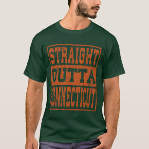 Camiseta Connecticut Straight outta Connecticut Fri vintage