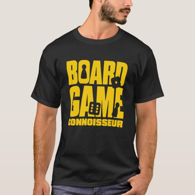 Camiseta Connoisseur de Jogos de Tabuleiro 2 (Frente)