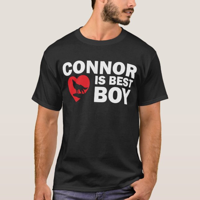 Camiseta Connor é o melhor t-shirt da obscuridade do menino (Frente)