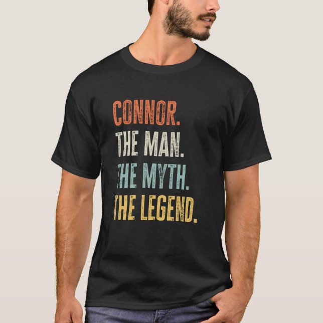 Camiseta Connor The Best Man Myend Legend Best Name Connor (Frente)