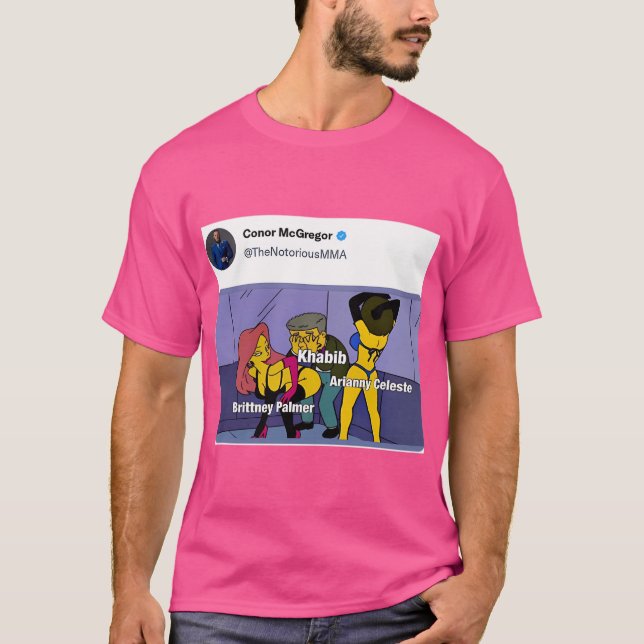 Camiseta Conor Mcgregor Khabib Tweet Design (Frente)