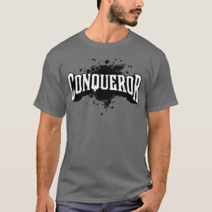 Camiseta Conquistador bíblico inspirador, motivação