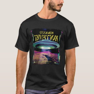 Camiseta Conquistadores de Espaço OVNI Retroativos para OVN