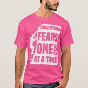 Camiseta Conquistando Medos Uma Segura De Cada Vez - Rock M