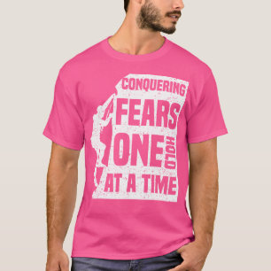 Camiseta Conquistando Medos Uma Segura De Cada Vez - Rock M