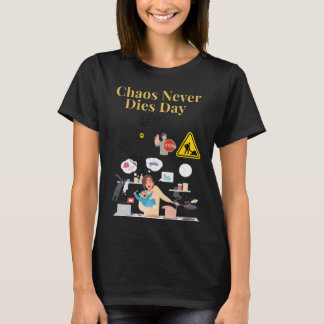 Camiseta conquistando o caos em sua mente