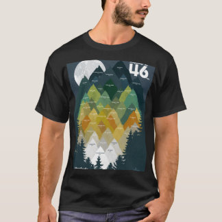Camiseta Conquistando os Adirondack High Peaks NY Montanha