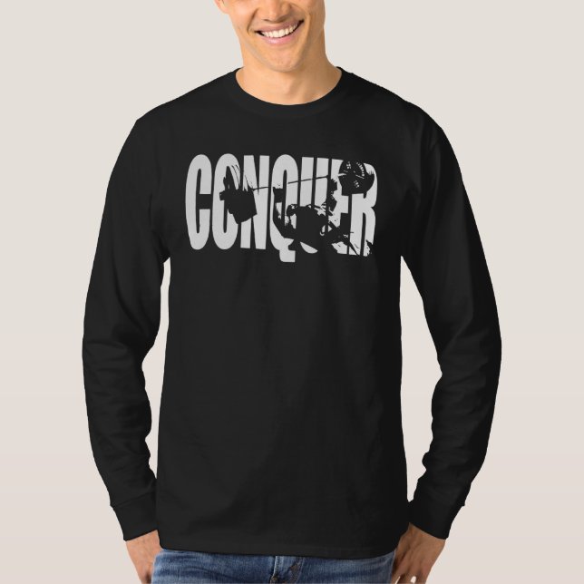 Camiseta Conquistar Bench Press Motivational (Frente)