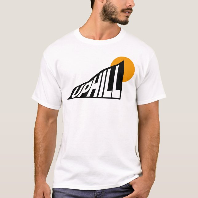 Camiseta Conquiste a subida: Uphill Motivation Tee (Frente)