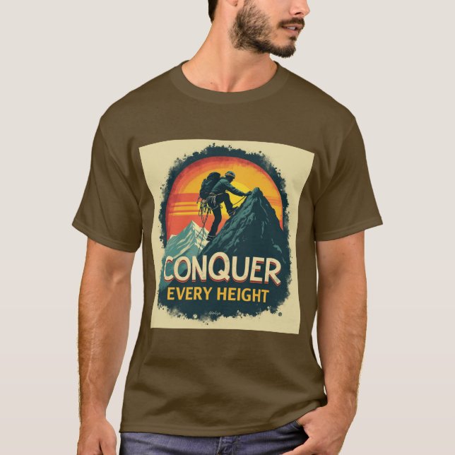 Camiseta Conquiste cada altura - Motivacional (Frente)