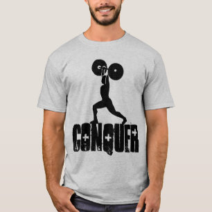 CAMISETA CONQUISTE O GIM & LEVANTAMENTO DE PESO
