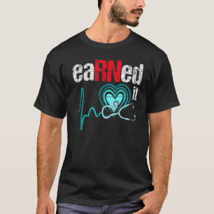 Camiseta Conquistou Isso Enfermeira RN Graduação de Enferma