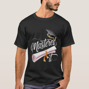 Camiseta Conquistou Mestrado Mulher Graduada M Graduada