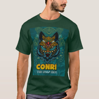 Camiseta "Conri - The Wolf King" Sticker Incrível T-Shirt