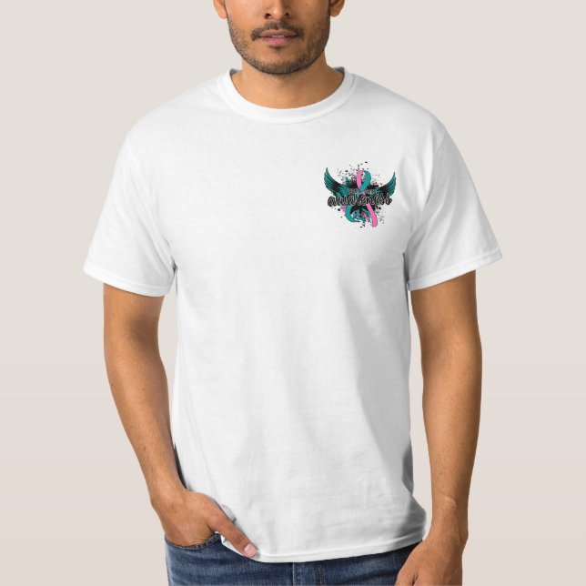 Camiseta Consciência 16 do gene de BRCA (Frente)