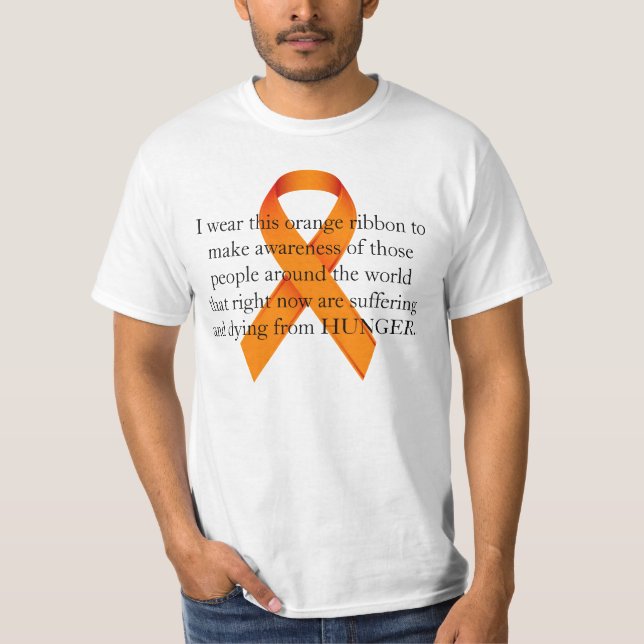 Camiseta Consciência 1 da fome (Frente)