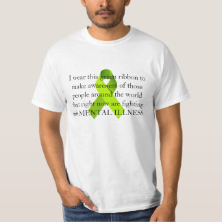 Camiseta Consciência 1 da saúde mental