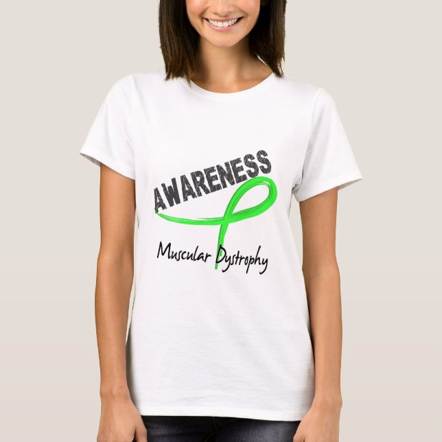 Camiseta Consciência 3 da distrofia muscular (Frente)