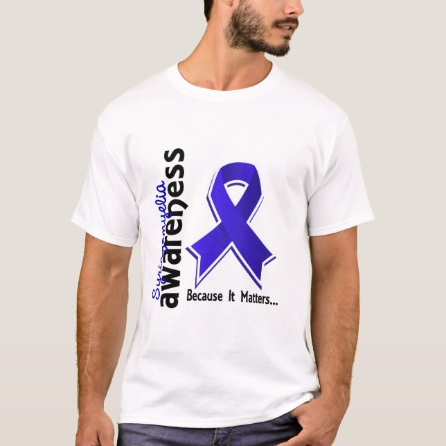Camiseta Consciência 5 de Syringomyelia (Frente)