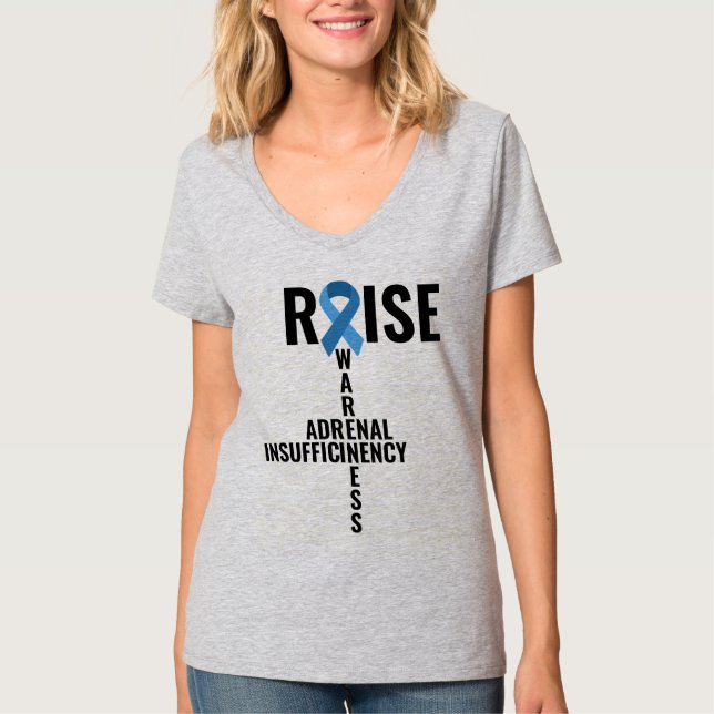 Camiseta Consciência ad-renal da insuficiência (Frente)