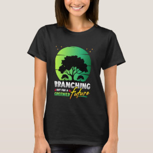 Camiseta Consciência ambiental do Dia da Terra