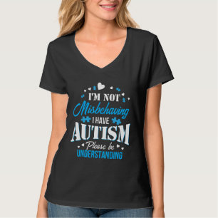 Camiseta Consciência Autismo-Autismo Não Estou Mal Comporta