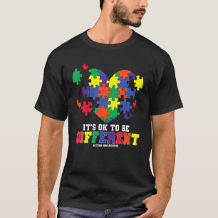 Camiseta Consciência Autismo É bom ser diferente Autismo H