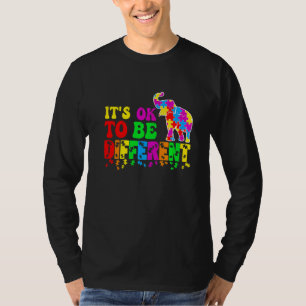 Camiseta Consciência Autismo É bom ser um pouco diferente