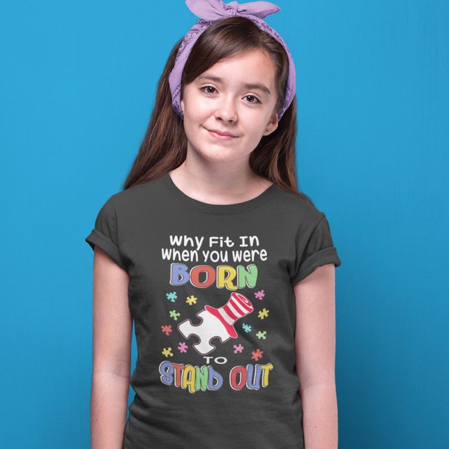 Camiseta Consciência Autismo Impede a Inspiração (Criador carregado)
