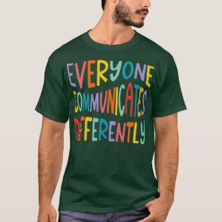 Camiseta Consciência Autismo Mês Todos Comunicam Diferença
