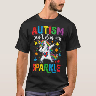 Camiseta Consciência Autismo Não Pode Diminuir Meu Brilho F