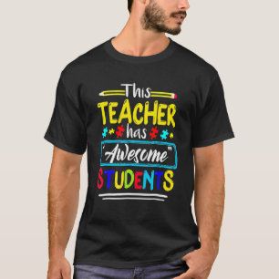 Camiseta Consciência Autista Este Professor Tem Estudantes