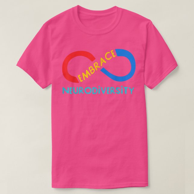 Camiseta Consciência Autista Mês Adotar Neurodiversidade AD (Frente do Design)